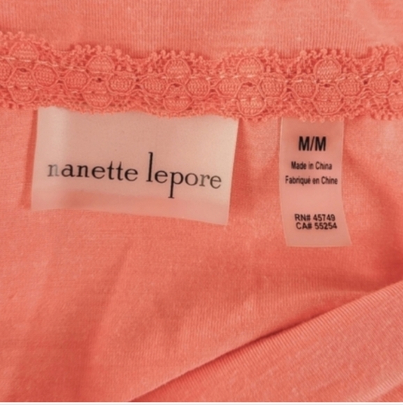 NANETTE LEPORE Blouse Shirt Size Medium - Picture 6 of 6